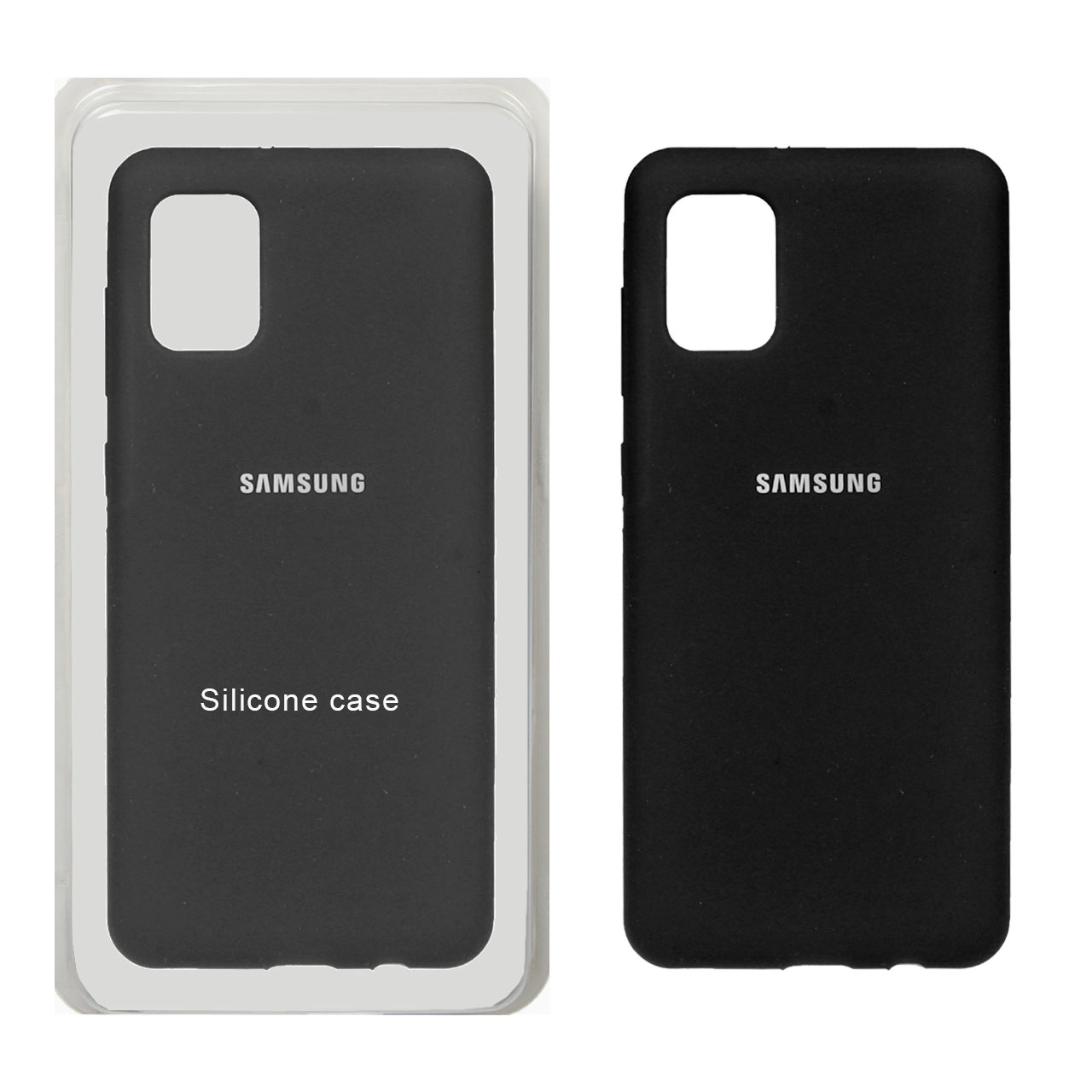 قاب سیلیکونی پاک کنی اورجینال Samsung Galaxy A31 - مشکی (پک اصلی)